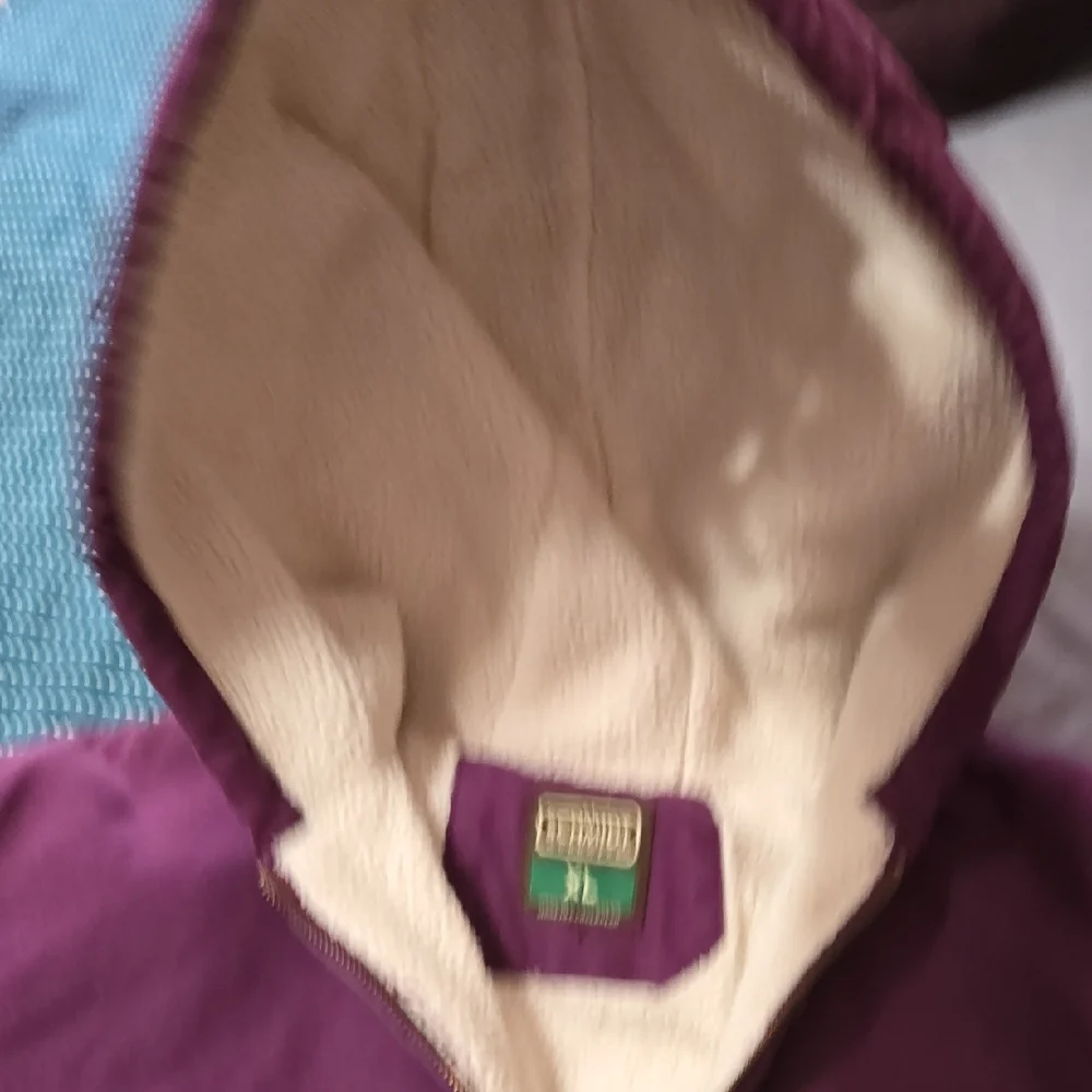 Carhartt Women's Purple Hooded Jacket - Picture 5 of 9
